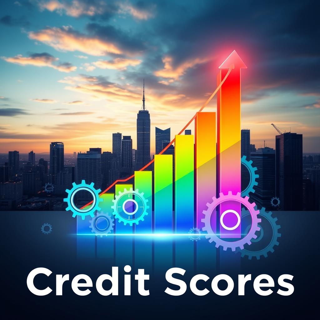 Colorful Credit Score Graphic